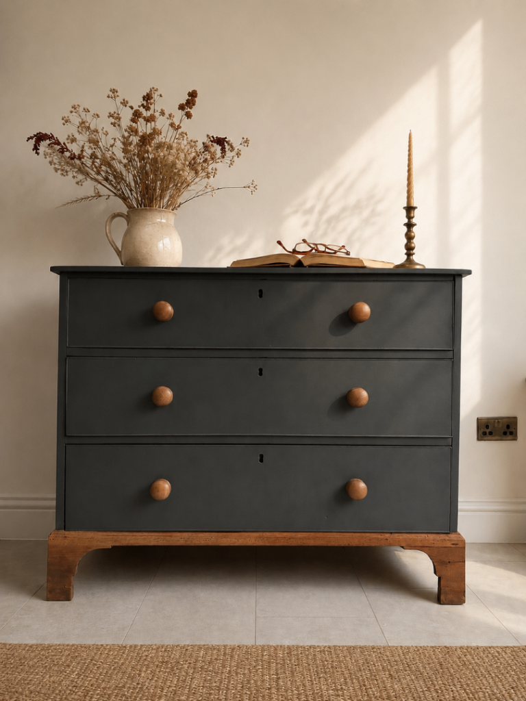 Vintage Painted Chest of Drawers 