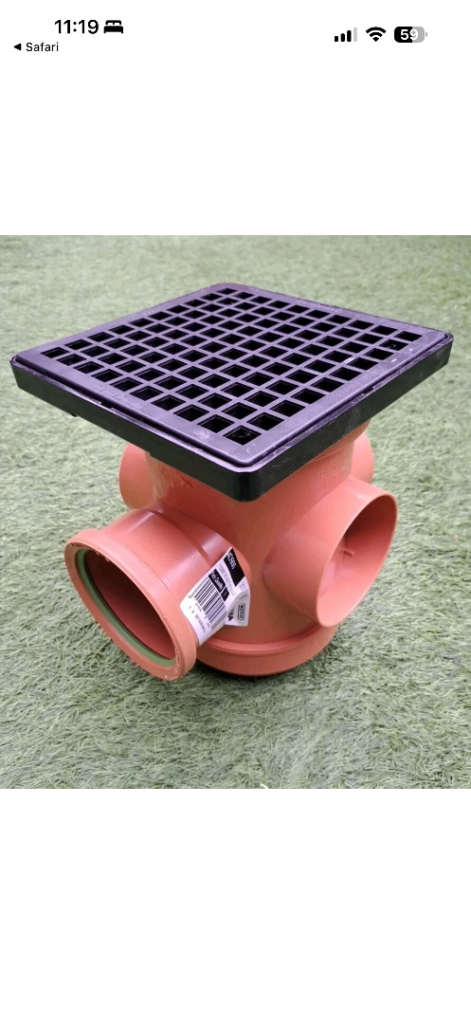 New OSMA MD900 Square Top Bottle Gully - Drainage
