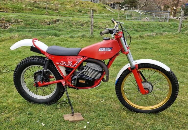 Fantic 200, 80's twin-shock trials bike