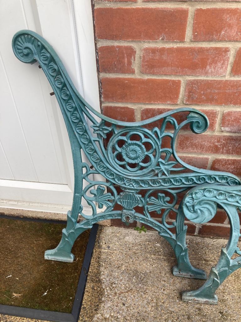 Cast iron bench ends 