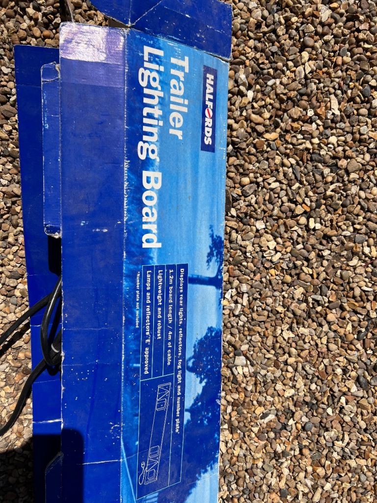 Trailer lighting board 