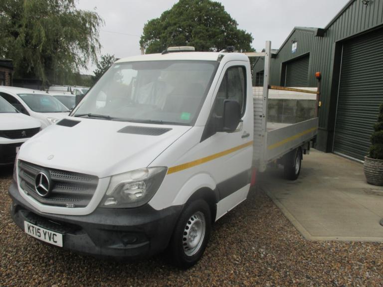 2015 Mercedes-Benz Sprinter 3.5t CDI 313 DROPSIDE FLATBED WITH TAIL LIFT. NO VAT Dropside Diesel ...
