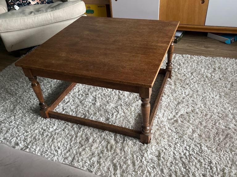 Solid Wood Coffee Table – Good Condition
