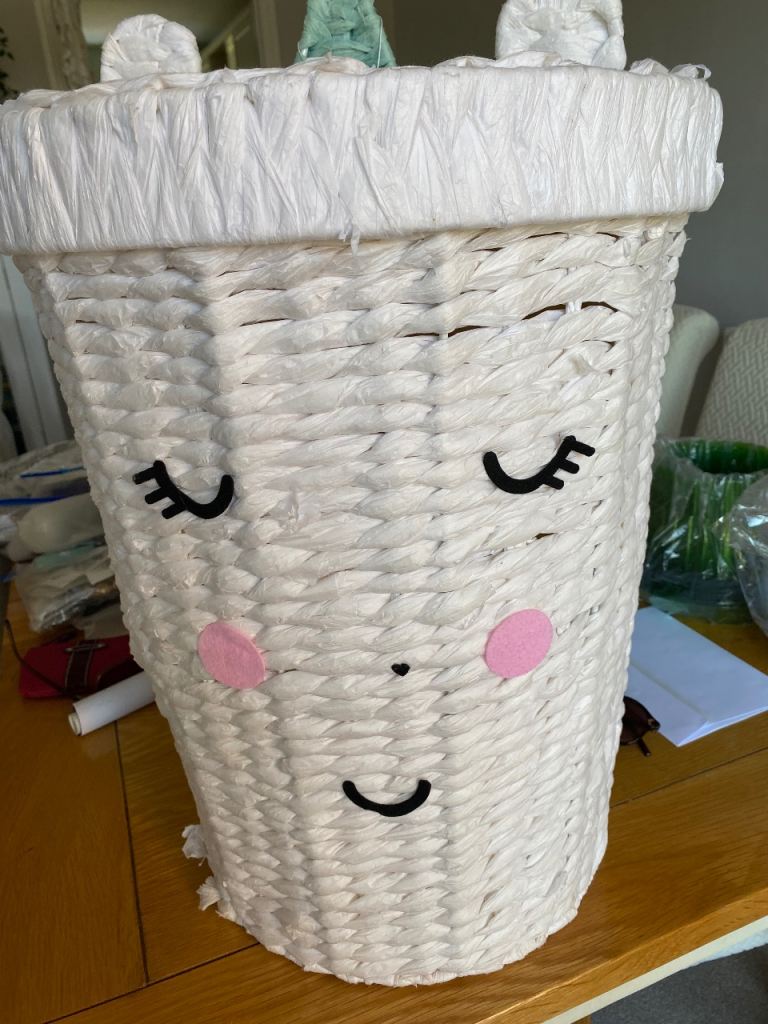 Nursery laundry basket