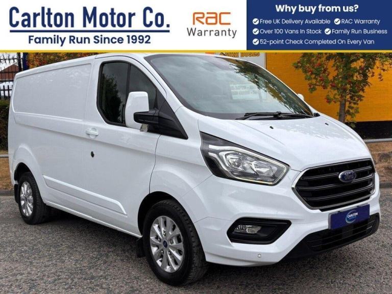 2022 Ford Transit Custom  1.0 EcoBoost PHEV 126ps Low Roof Limited Van Auto L1H1
