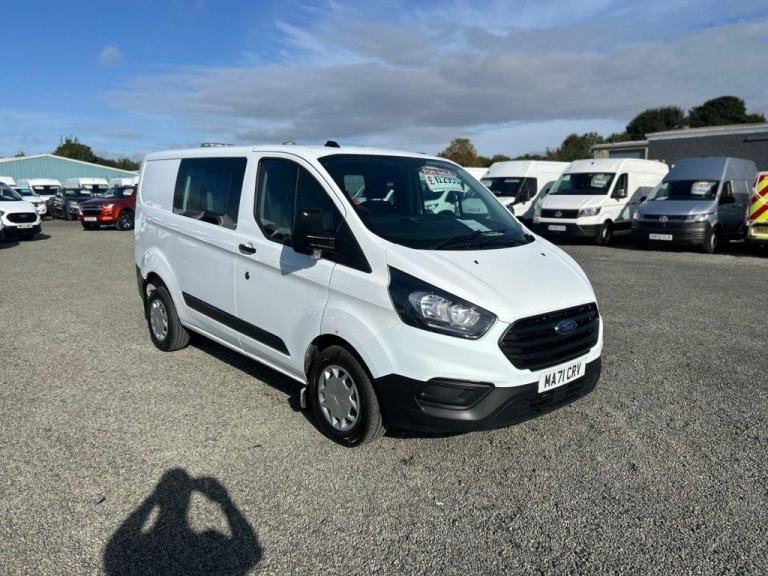 2021 ON 71 PLATE FORD CUSTOM 280 LEADER 5 SEATER CREW VAN ULEZ FREE ZONE