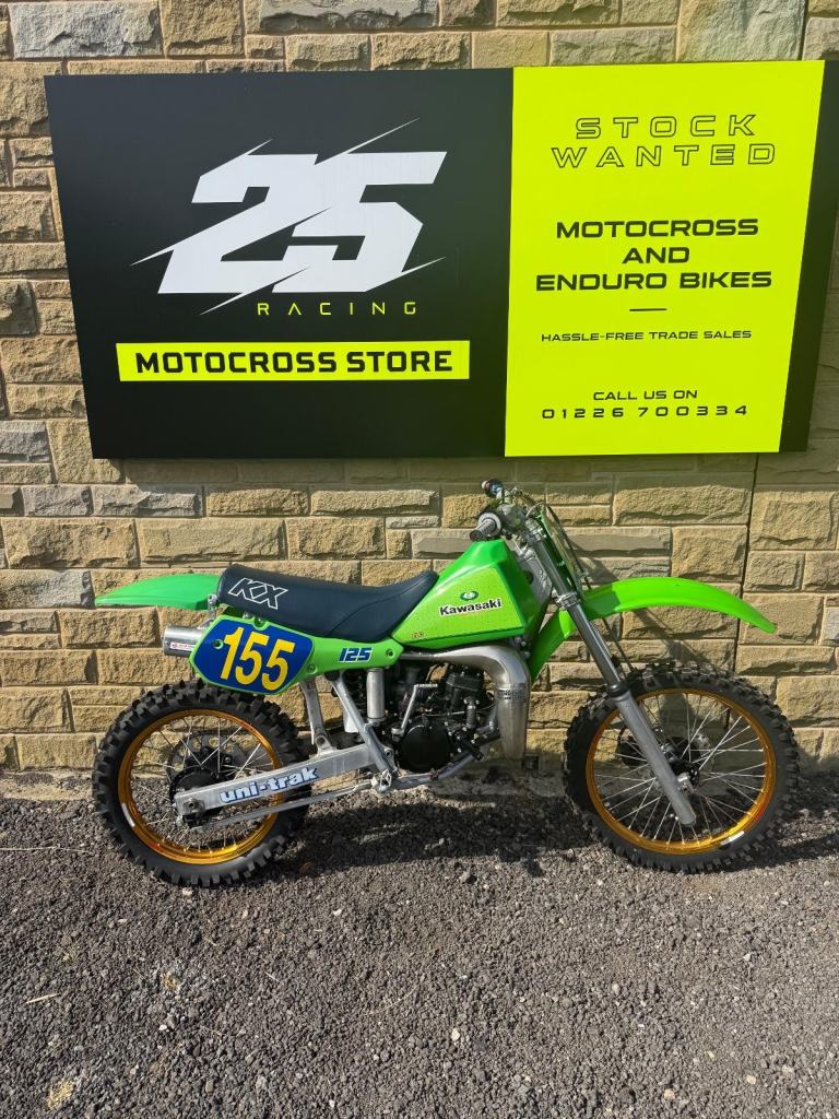 KAWASAKI KX 125 1984 MODEL. 25 RACING STORE