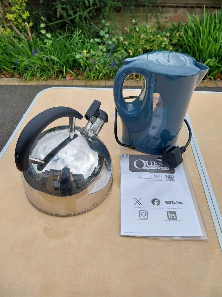 Quest Electric Kettle & Whistling Kettle Set