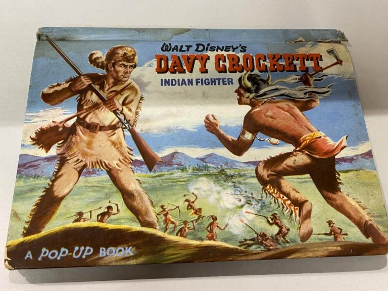 Walt Disney's Davy Crockett Indian Fighter Pop-Up Book 1955 - Minor Damage 