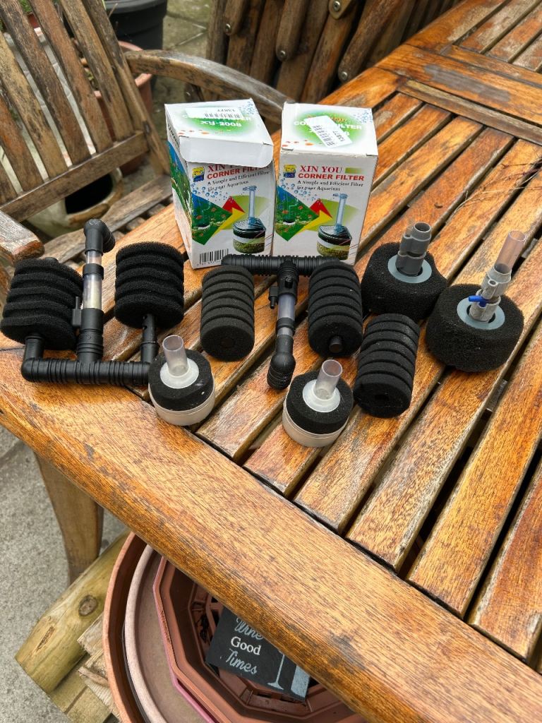 Mixed air / sponge filters