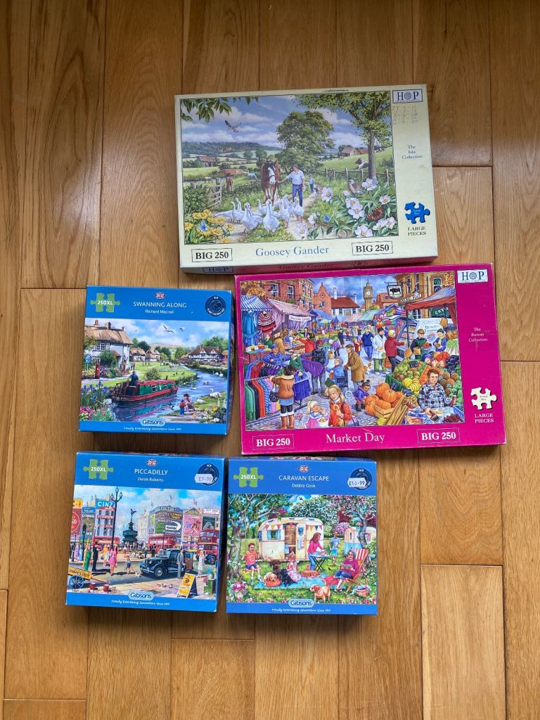 Large 250 piece jigsaws 