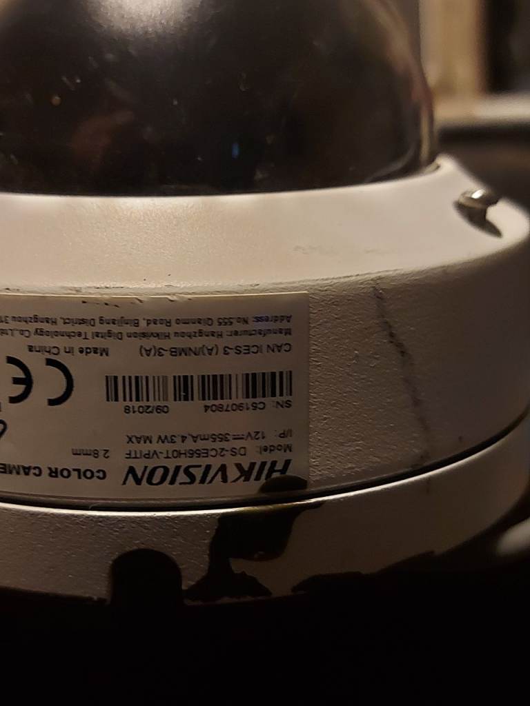 Hikvision colour 5mp dome 