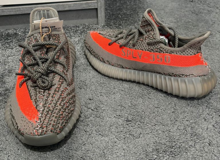 Mens adidas Yeezy Boost 350 V2 Beluga Reflective UK Size 6.5