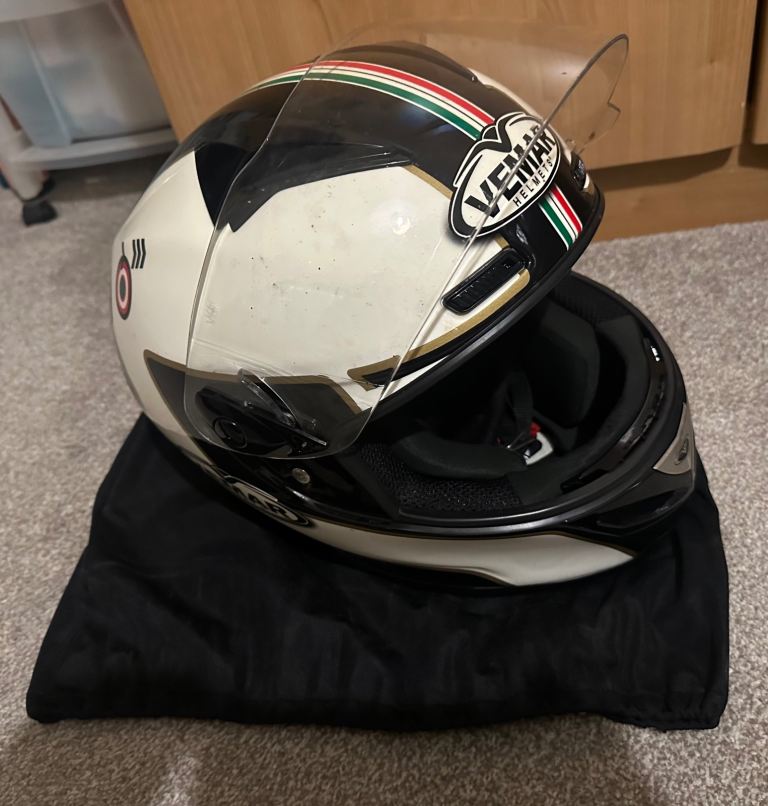 Vemar Eclipse Handmade Italian motorbike crash helmet, Size medium