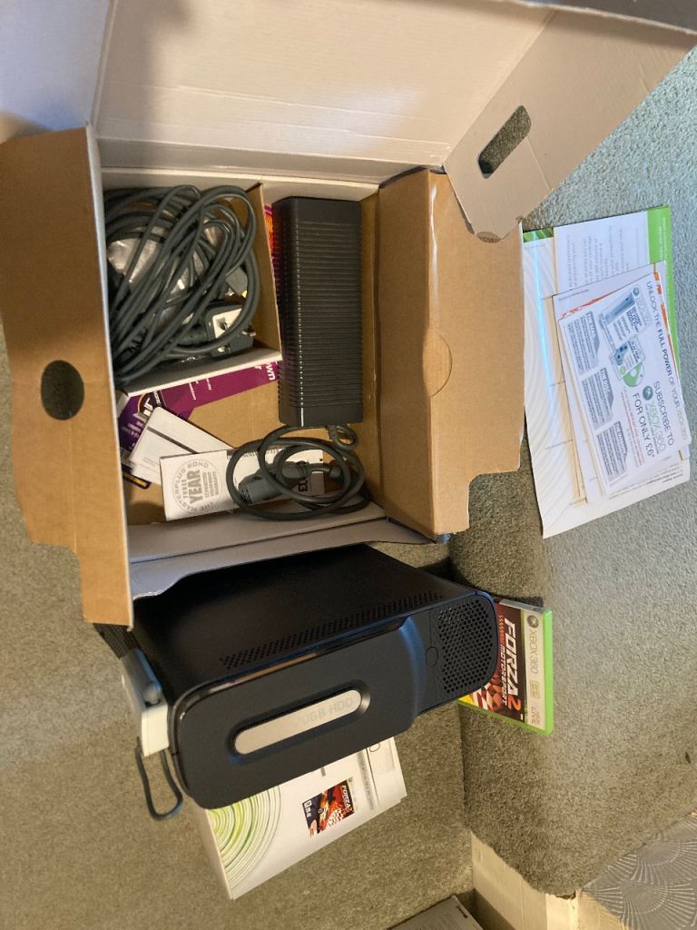 Xbox 360 elite black 120 gb