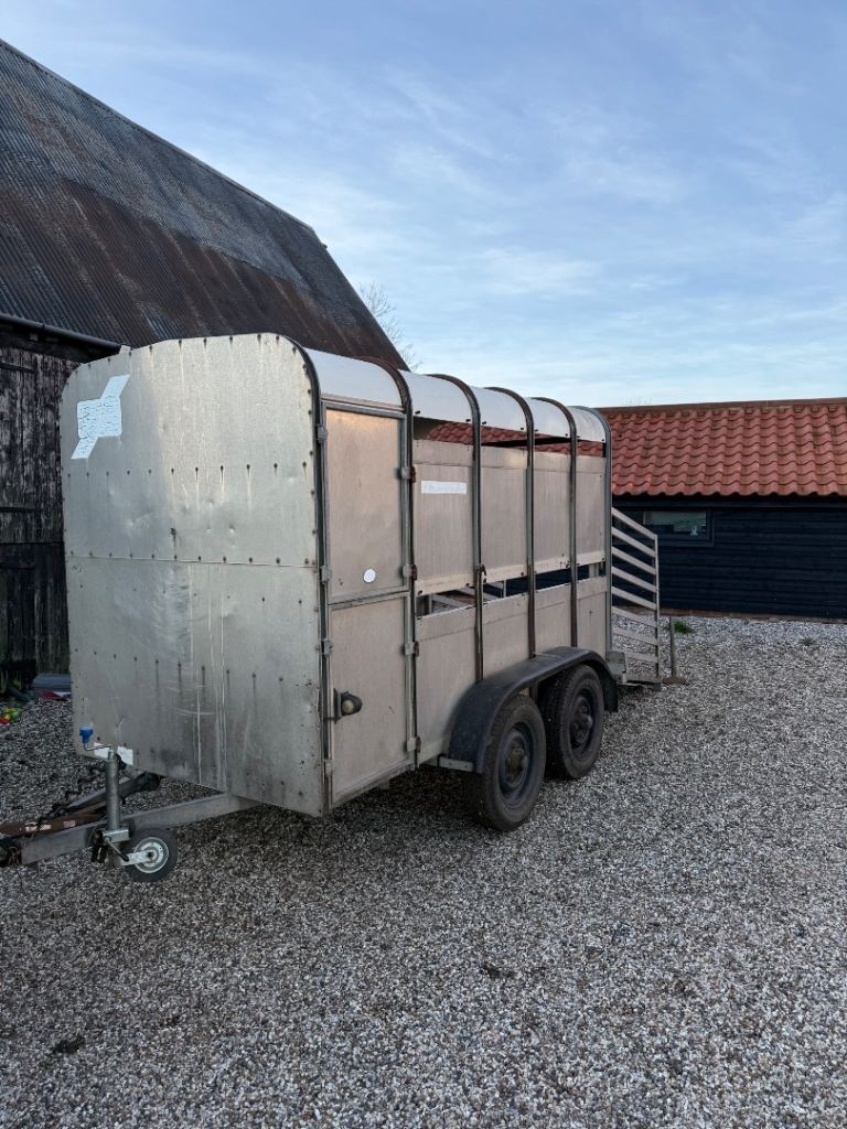 Ifor William TA510G 10ft livestock trailer with sheep deck