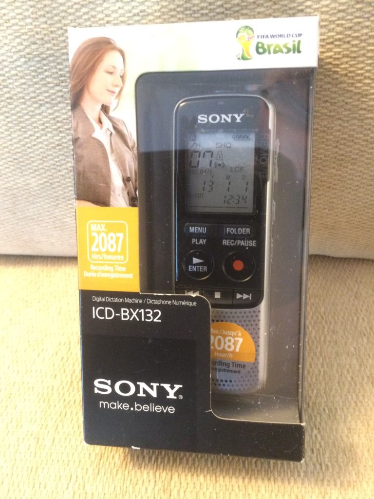 Sony-BX132 Personal Portable Digital Dictation Machine