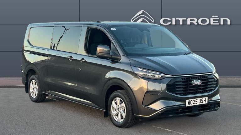 2025 Ford Transit Custom 320 L2 Petrol Fwd 2.5 PHEV 232ps H1 Double Cab Van Limited Auto Crew Bus...