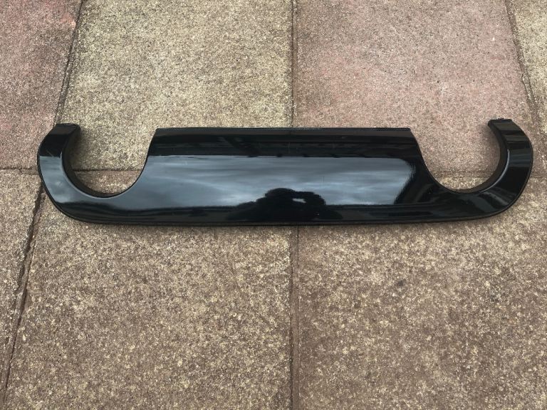 Audi TT mk1 Rear Bumper Lower Spoiler Diffuser in Black