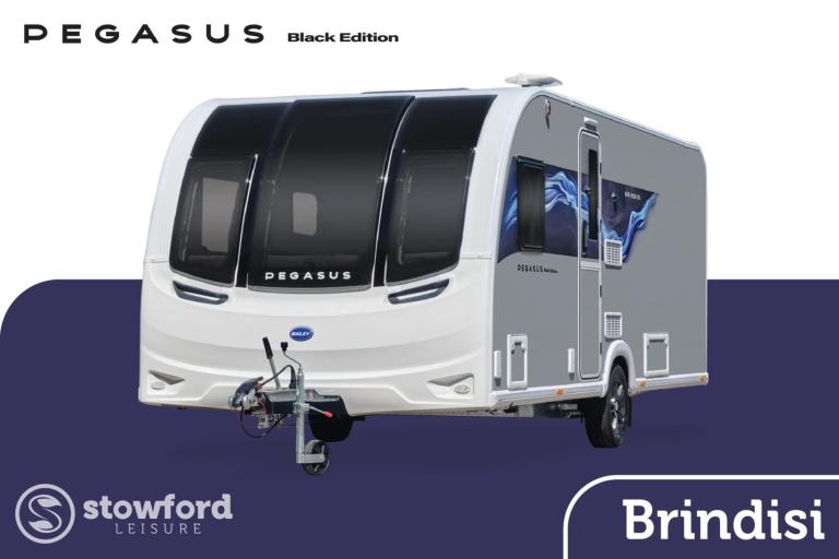 Bailey Pegasus Grande Black Edition Brindisi, NEW 2026 Touring Caravan