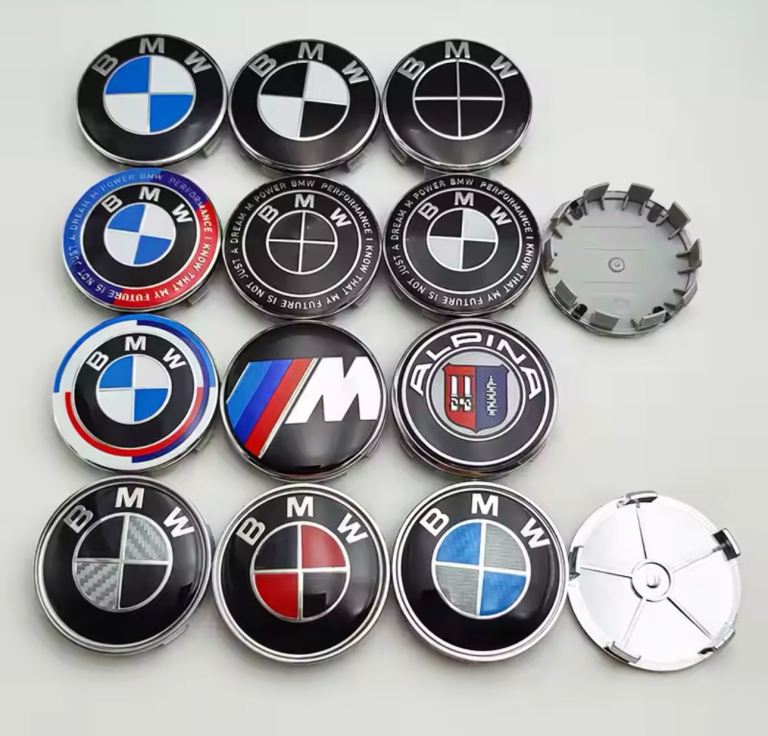 Bmw Center caps 56mm 60mm 68mm bonnet bood badge available 