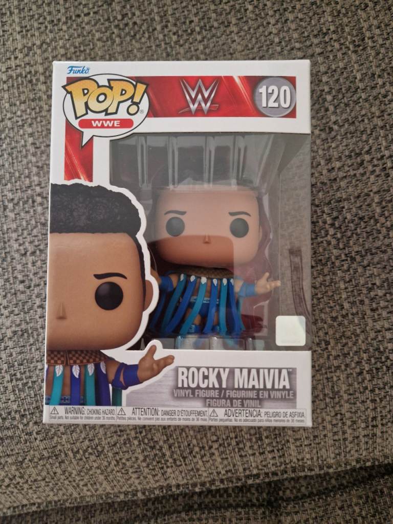Funko Pop! WWE Rocky Maivia Figure 120 – In Box