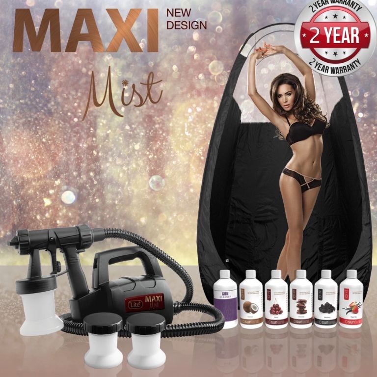 Spray Tanning Kit with Tent / Booth - Delivery Available   