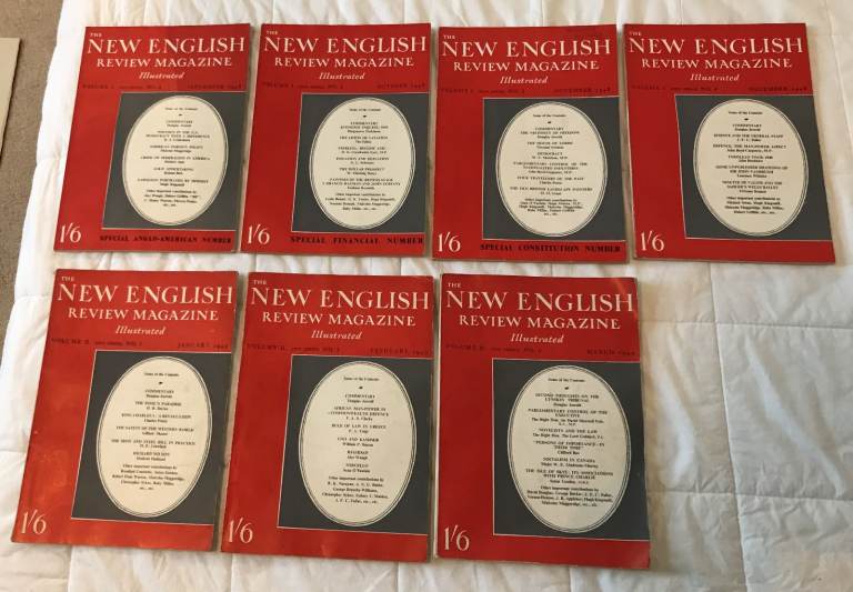 The New English Review , new series , illustrated , 7x issues from Sept 1948 - March 1949 