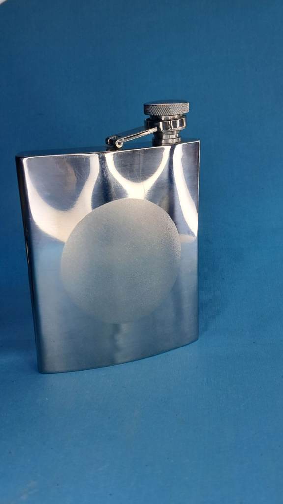 Stainless Steel Whisky Hip Flask  18/8 .good condition. 