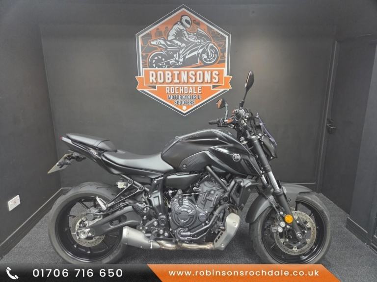 2023 73 plate Yamaha MT-07 in black with nice extras.