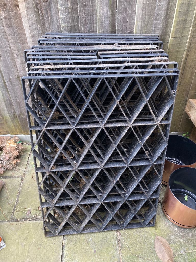 Gravel grids x12 & shed support