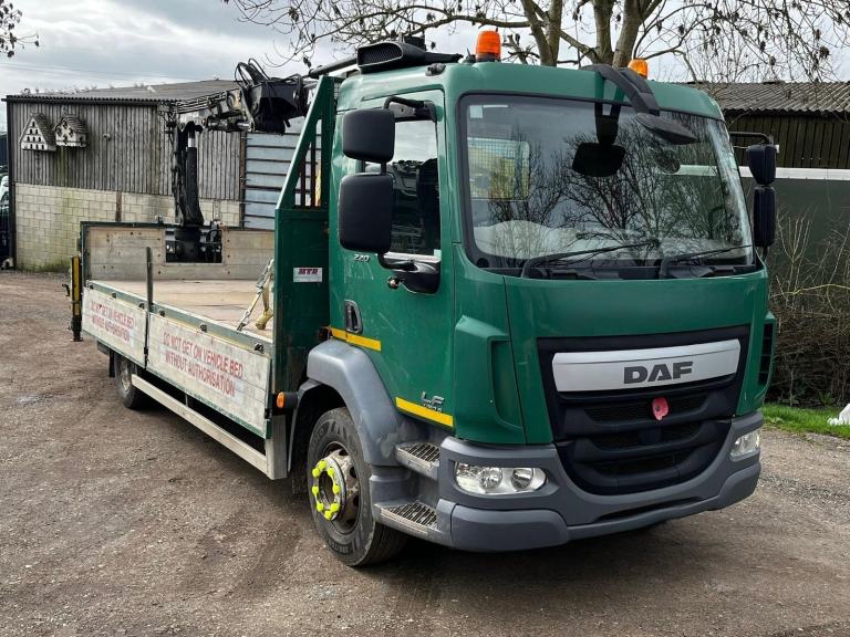 2014 DAF LF 55.220 15T DROPSIDE WITH ATLAS 92.2 CRANE