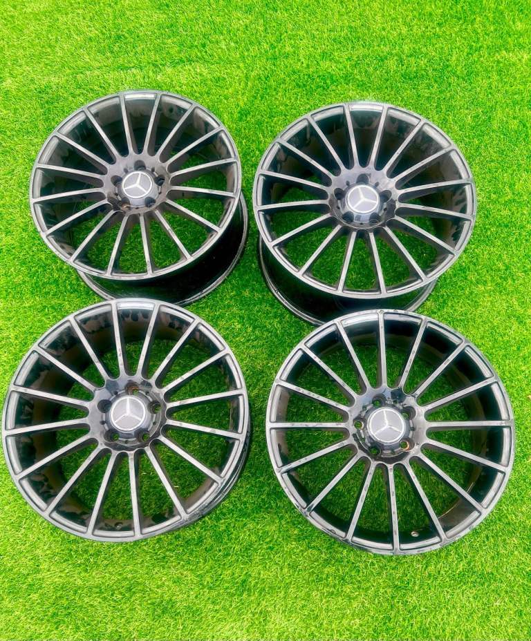 19 inch AMG black alloys 