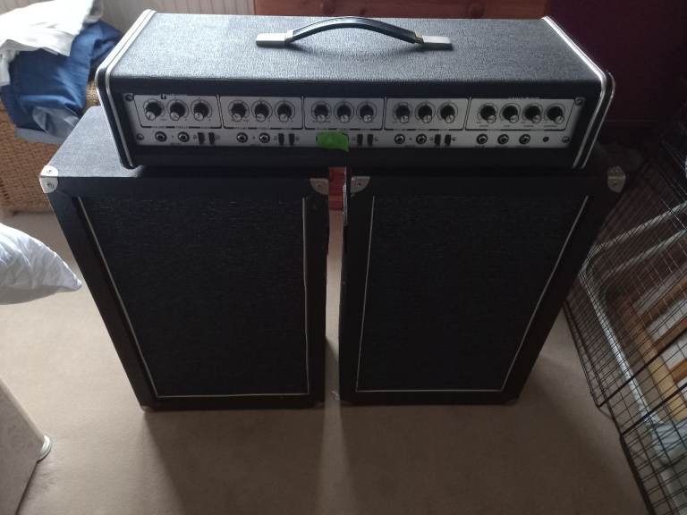 Vintage Carlsbro MARLIN 1042 Amplifier & 2 speaker cabinets