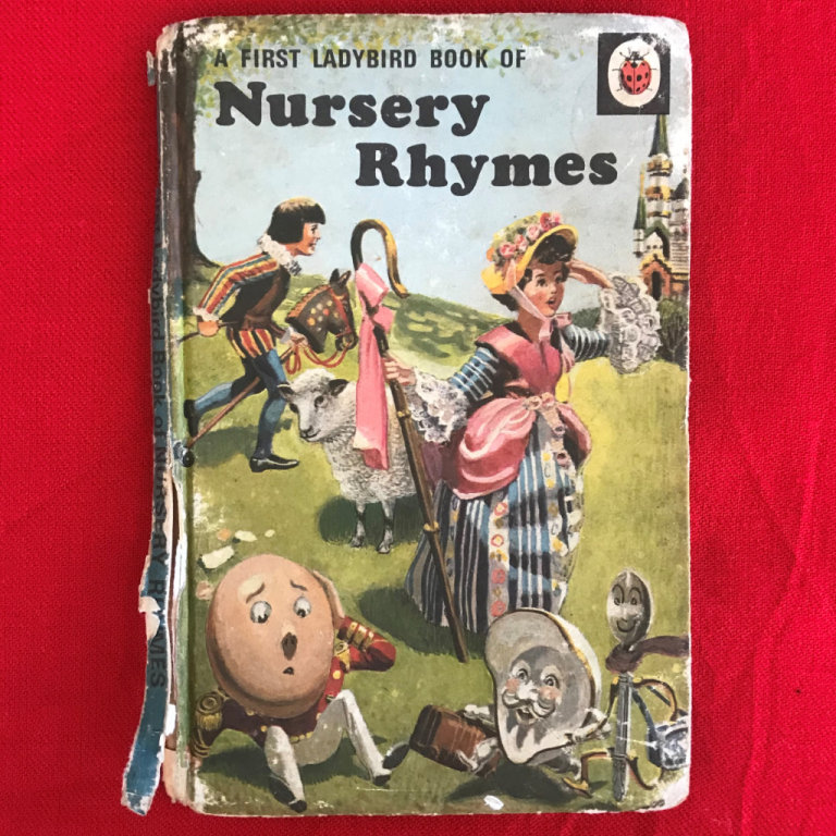 Vintage 1970's 'A first Ladybird book of Nursery Rhymes' Great illustrations by Frank Hampson