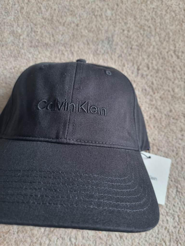 Calvin Klein Black Baseball Cap – Brand New with Tags