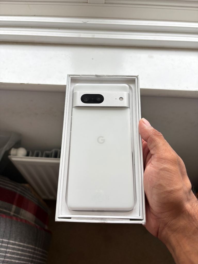 Google Pixel 7 128GB: Snow - Very Good Condition (Unlocked)✅