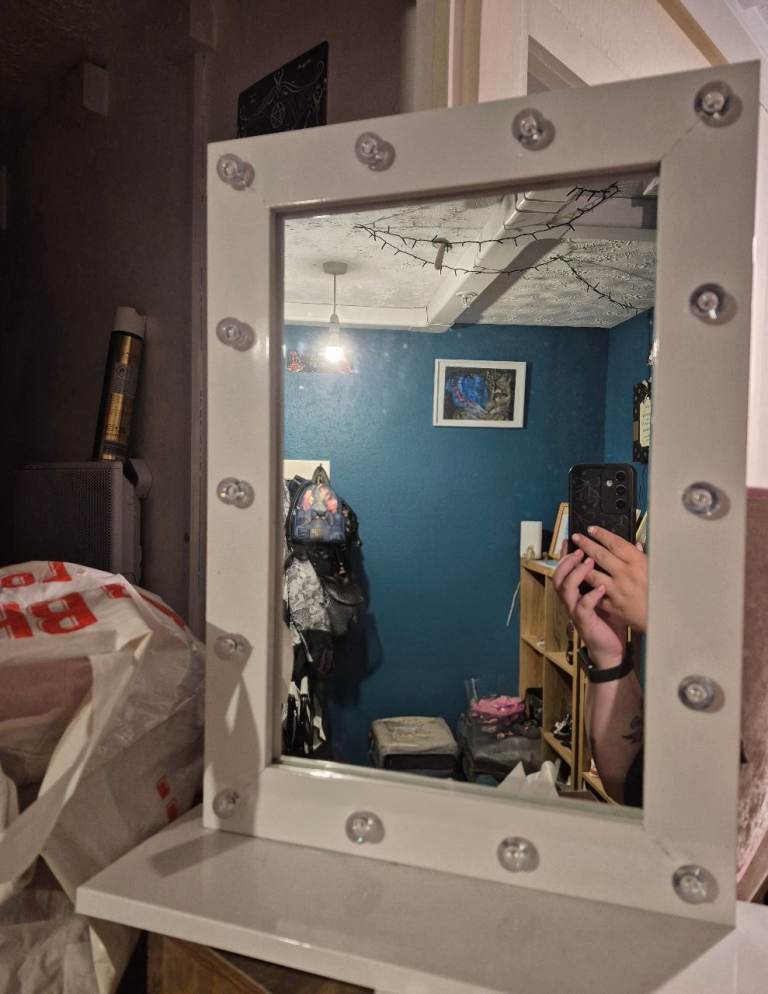 Mirror with lights