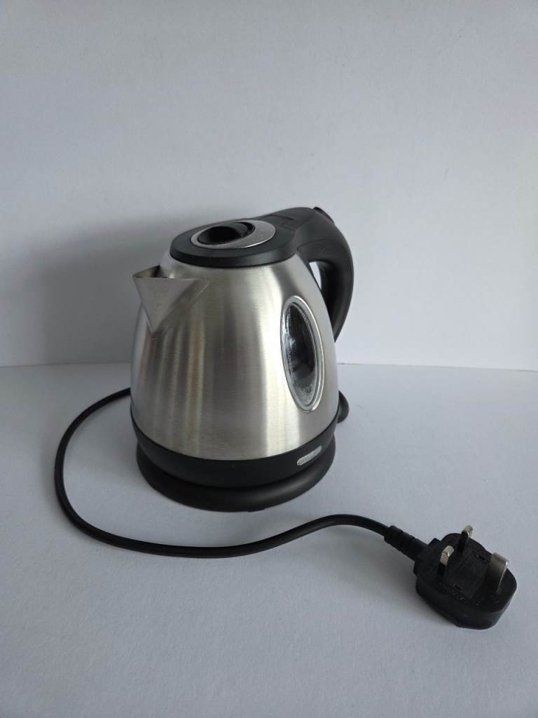 Low Voltage Chrome 1.2 Litre Kettle for Caravans & Motorhomes 