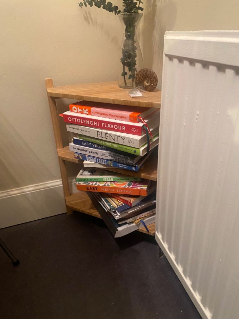 image for Bamboo Corner Shelf (IKEA RÅGRUND)