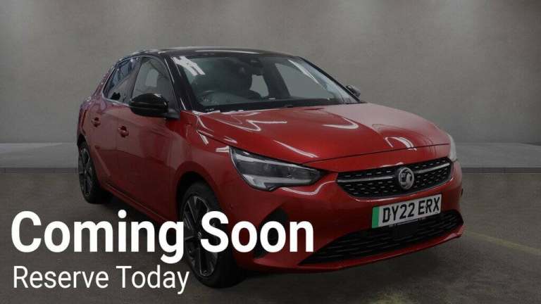 2022 Vauxhall Corsa 50kWh Elite Premium Hatchback 5dr Electric Auto (136 ps) Hatchback Electric A...