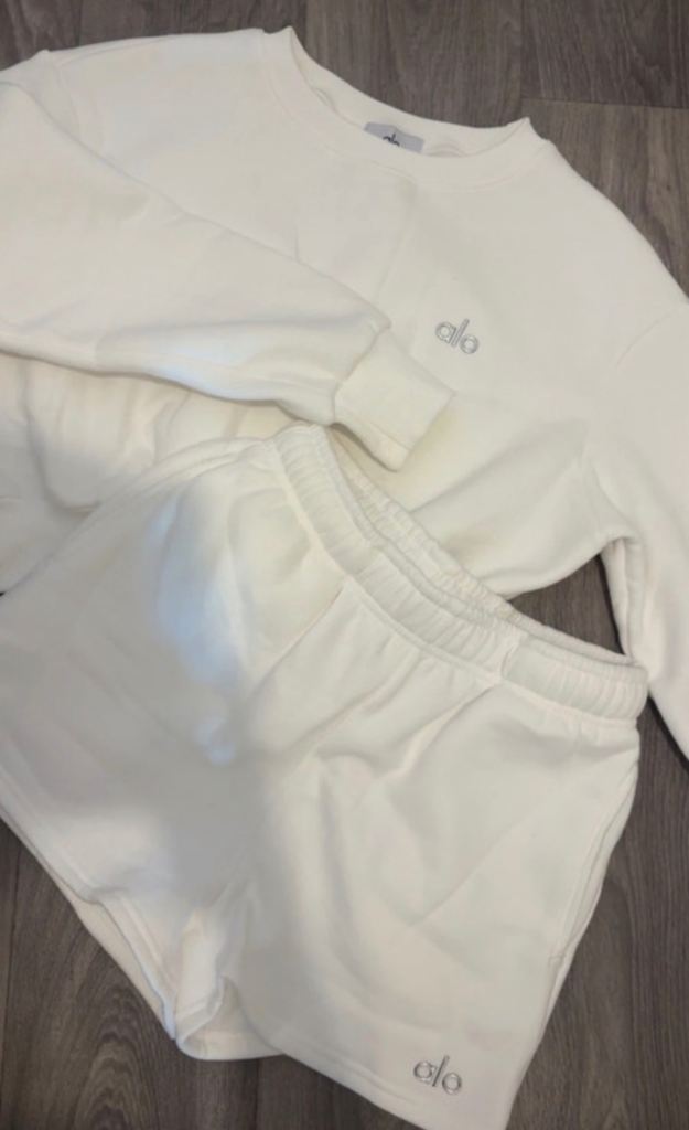 Alo shorts and jumper set