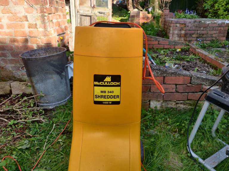 Garden Shredder in good working order.