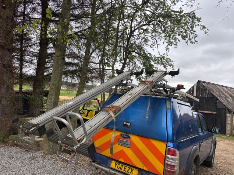 Pick up truck ladder racks and Ford ranger utility canopy 