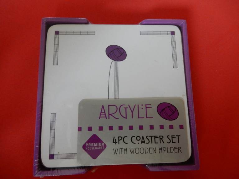 Charles Rennie Mackintosh Coasters (Set of 4)