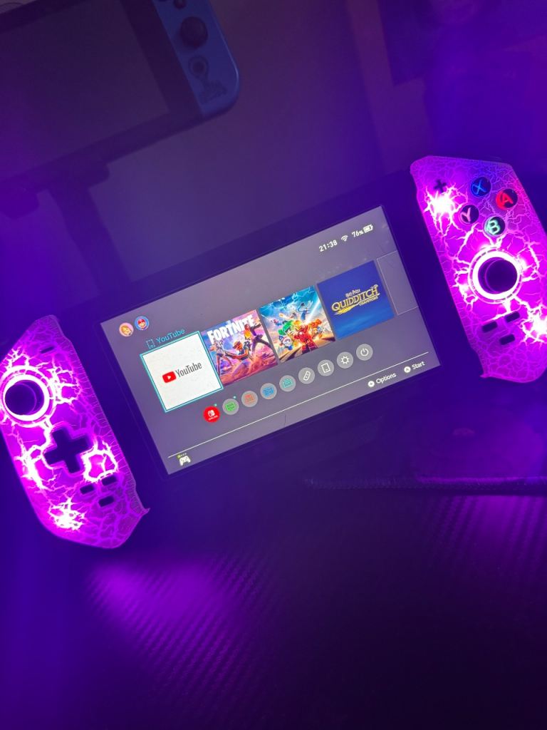 Nintendo Switch with Custom Joy-Cons – Good Condition