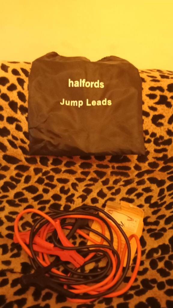 Halfords jump leads ex condition £15