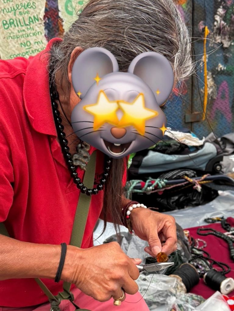 Authentic Handmade Jade & Amber Necklace & Earring Set