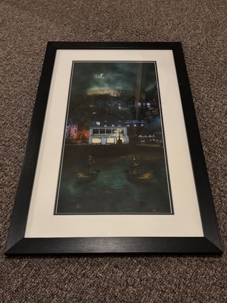 Matylda Konecka 'The Pipers, Oban' Framed Print – Good Condition