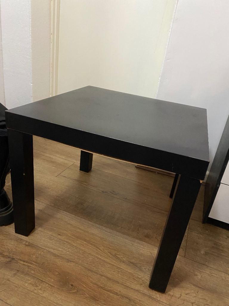 Free IKEA black side table (55 × 55 cm)
